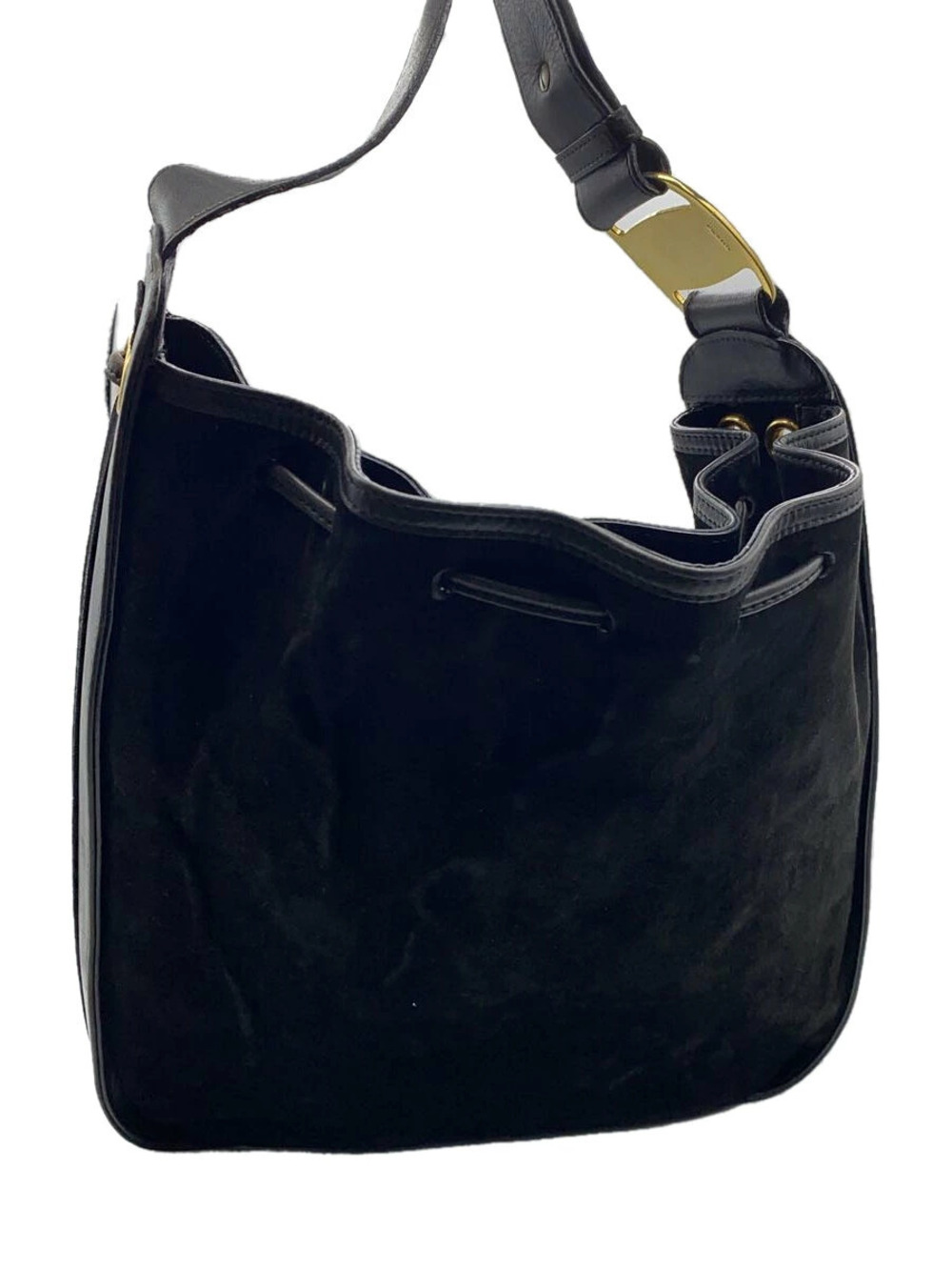 Salvatore Ferragamo Shoulder Bag Leather Black